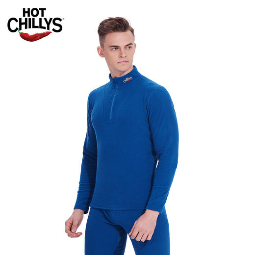 HOTCHILLYS热椒10级男士抓绒拉领保暖内衣快干抑菌透气PFA4615 商品图4