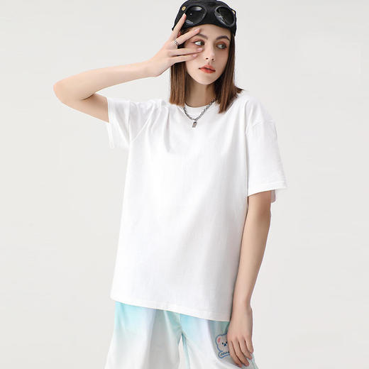 【99元3件】 重磅純棉短袖T恤 | 柔软透气 不松垮 舒适耐穿 日常百搭 男女同款 商品图0