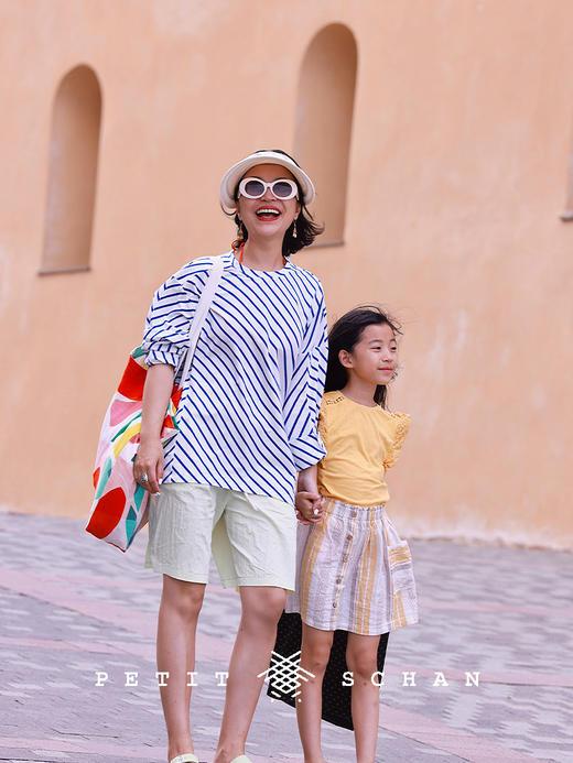 PETIT SCHAN小闪 CLO#567 Free Sailor 自由的水手 40支精梳棉法式度假斜裁条纹海魂衫T恤 商品图7