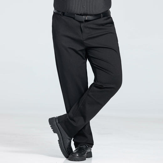 【新款DSZ】大依优型大码商务休闲裤直筒长裤男舒适休闲商务简约百搭加肥加大男装 商品图4