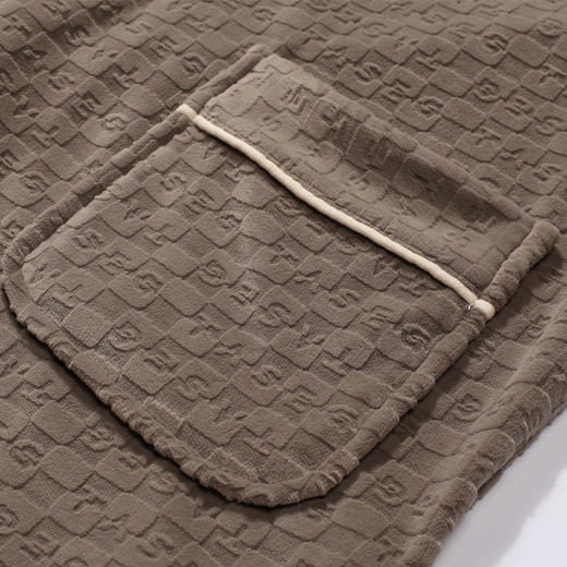 都市丽人都市锋尚睡衣好睡好眠长袖海岛绒烂花厚男士海岛绒套装FHT1D8 商品图9