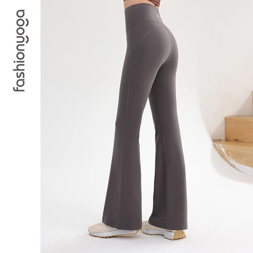 凡圣瑜伽简单长腿喇叭裤FC12908 商品图13