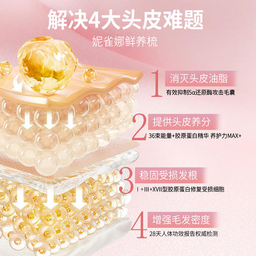 nutralla妮雀娜头皮鲜养梳红蓝光生发梳 冰川蓝/冰莓粉 商品图4
