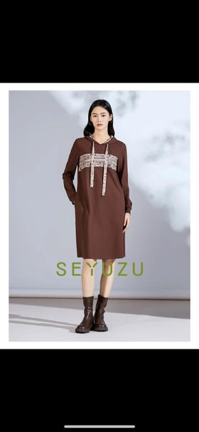 3F声雨竹连衣裙