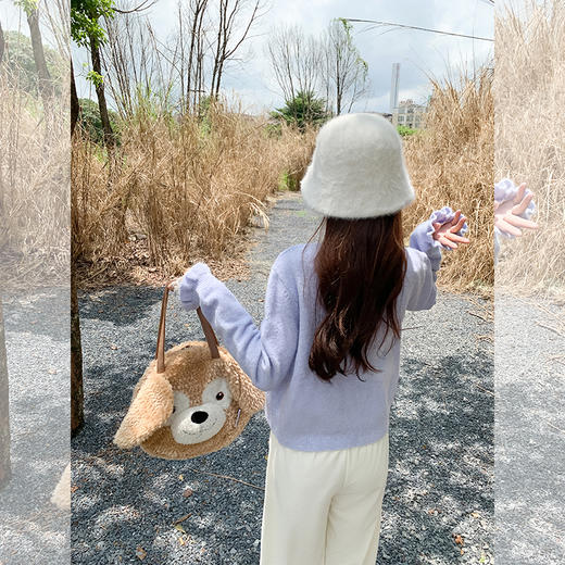 <曾小咸推荐> 温温柔柔蝴蝶结紫色毛织开衫 商品图4