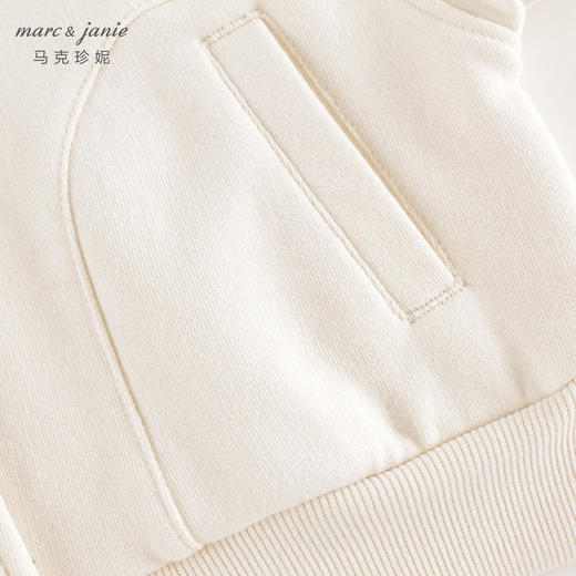 马克珍妮女童活力简约宽松纯棉棒球服外套2024年秋装新款241291 商品图4