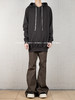 Rick Owens | 深灰色厚针织连帽衫 商品缩略图0