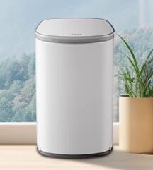 智洁小黄鸭（252158）智洁小黄鸭4.5KG婴儿全自动洗衣机高温杀菌洗烘一体迷你型家用 XQB30-688