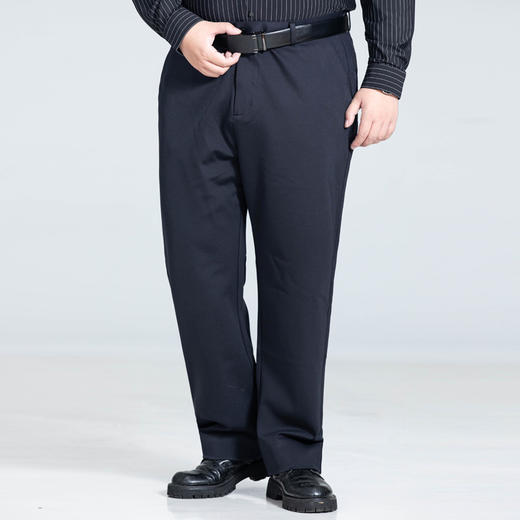 【高腰加长】【新款DSZ】大依优型大码商务休闲裤直筒长裤男舒适休闲商务简约百搭加肥加大男装 商品图6