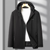 【可拆卸帽】【新款DSZ】大依优型大码男装连帽夹克加肥加大休闲夹克胖子宽松外套上衣户外 商品缩略图4