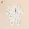贝贝怡新生儿全棉前开连体衣A类男女宝宝婴幼儿春秋国潮哈衣爬服ZB3DL029 商品缩略图2