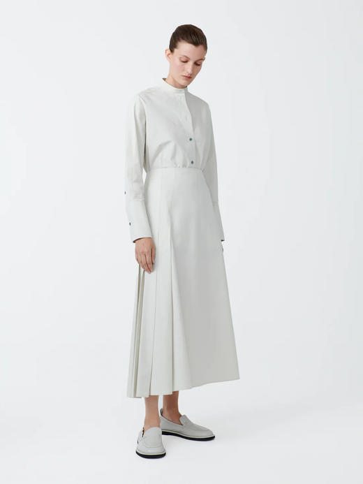 Studio Nicholson  冰玉色LAWSON多褶A字型半裙 商品图5