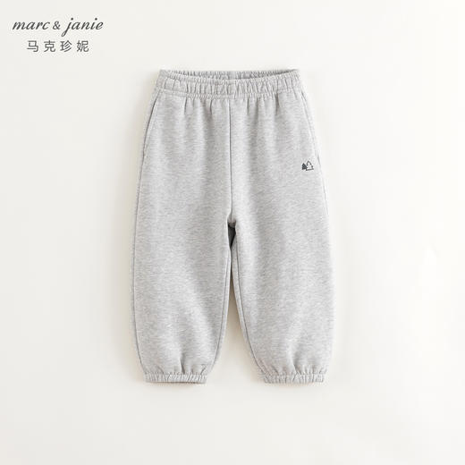 马克珍妮男童山系户外休闲纯棉束脚裤2024年秋装新款241223 商品图2