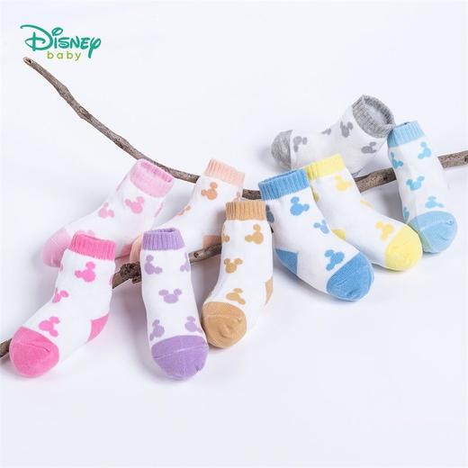 迪士尼童装男女宝宝运动袜秋冬新款婴童中筒棉袜子可爱潮萌袜子 商品图2