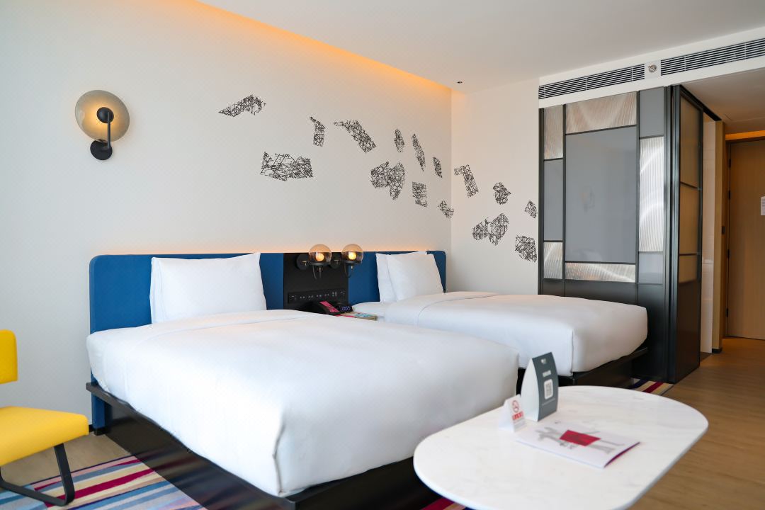 雅乐轩双床房北京怀柔雅乐轩酒店