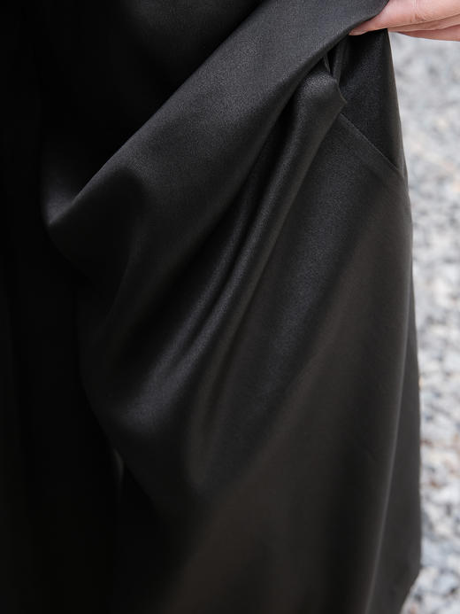 盛唐牡丹 |重缎香云纱松紧腰阔腿裤 商品图2