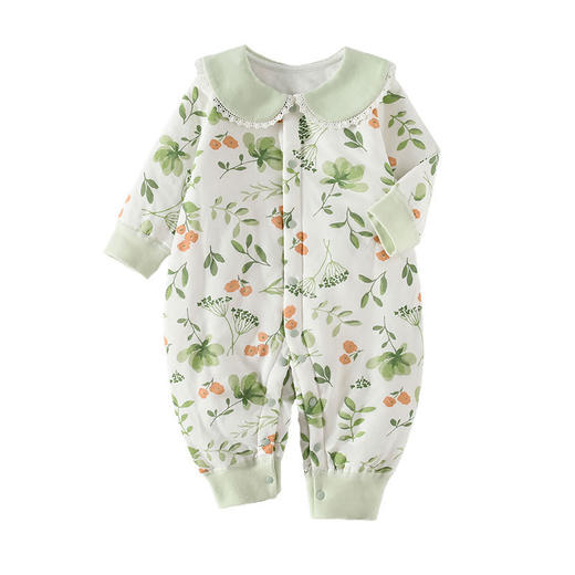 【秋季40g纯棉婴儿连体衣】a类可爱男女宝宝全棉爬爬服长袖新生儿衣服 商品图4