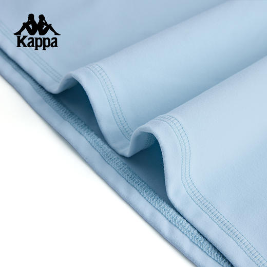 Kappa卡帕背靠背2024新款复古运动长袖t恤女短款修身上衣圆领卫衣K0E62TC71 商品图4