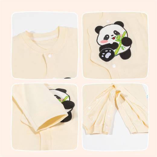 贝贝怡童装婴儿连体衣春秋款新生儿纯棉睡衣男女宝宝新款秋装爬服ZB3DL002 商品图6