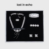 lost in echo2024秋季新款膨胀枕头银色高级饰品礼盒首饰礼物女 商品缩略图0