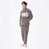 都市丽人都市锋尚睡衣舒适外出长袖长毛绒厚男士法兰绒套装FHT1D5 商品缩略图6