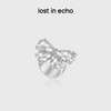lost in echo2024秋季新款小众夸张膨胀枕头银色膨胀蝴蝶结戒指女 商品缩略图0