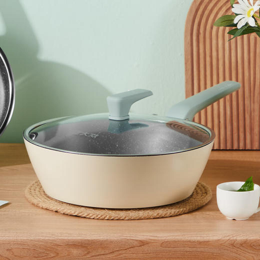 炊大皇  倾城麦饭石色炒锅30cm QCM30WO 商品图0