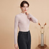 EITIE爱特爱精致修身显瘦薄款打底镂空珍珠立领针织衫秋新款D2401407 商品缩略图6