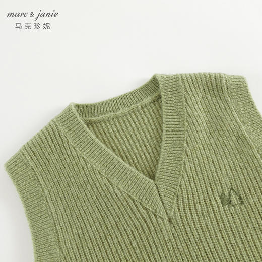 马克珍妮男童山系户外绵羊毛马甲2024年秋季新款241688 商品图5