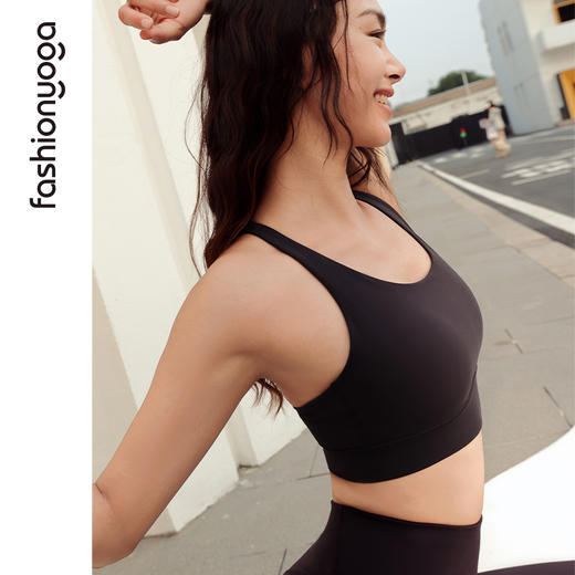 凡圣瑜伽丝绒交叉美背BRA   FL14167 商品图4