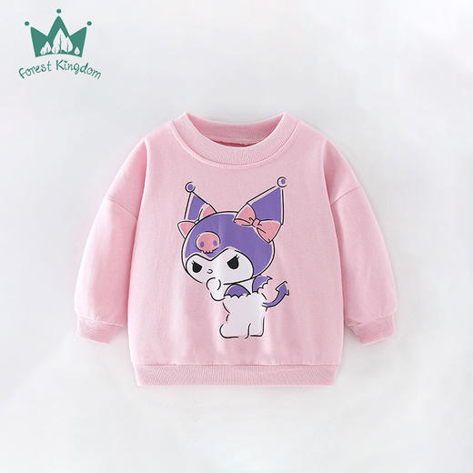 【秋装卫衣，时尚百搭，让宝宝时尚又可爱】女童卫衣秋款 秋装长袖小孩 中小童女宝宝上衣外穿 儿童童装-QQ 商品图13