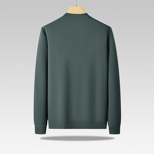 【新款DPF】大依优型大码长袖卫衣圆领套头加肥加大宽松休闲上衣男士打底 商品图5