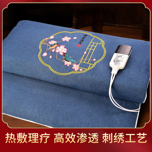 【春夏秋冬！久卧伴侣】艾灸毯艾灸热敷垫电加热艾绒坐垫刺绣家用艾草褥子床垫沙发垫，坐着躺着都温暖，居家艾灸更便捷。ry 商品图3