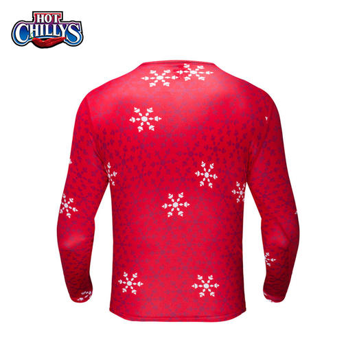 HOTCHILLYS热椒儿童圣诞运动保暖圆领内衣排汗速干上衣HCA4090P 商品图1