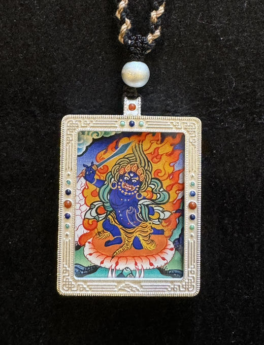 方形嘎乌手绘唐卡-小号 商品图5