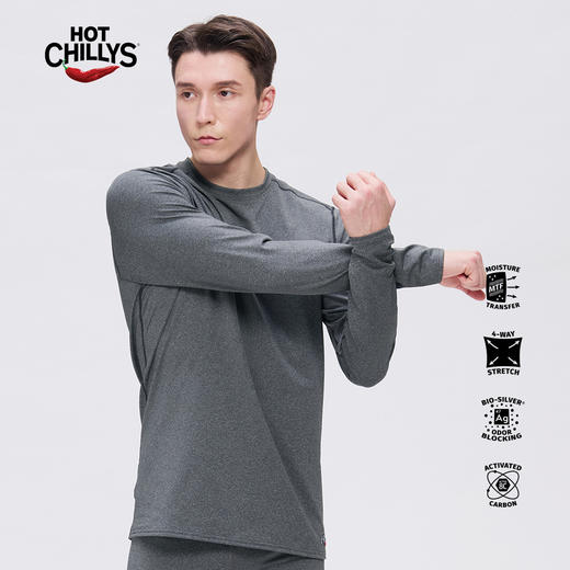 HOTCHILLYS热椒8K滑雪速干衣运动排汗功能性保暖上衣男9909 商品图5