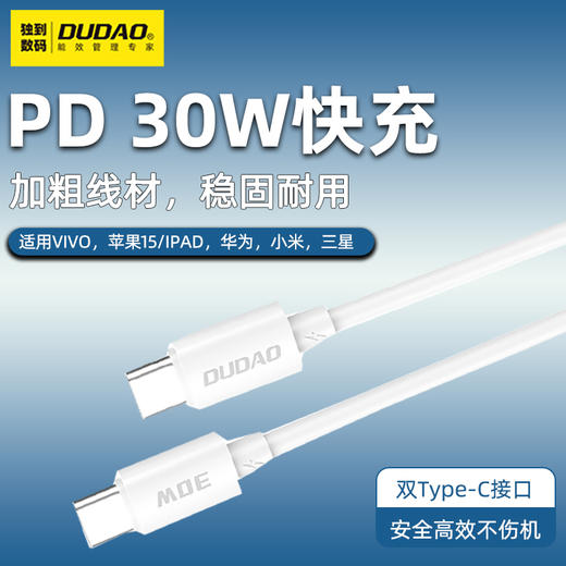 独到快充数据线L4C双Type-C接口 商品图2