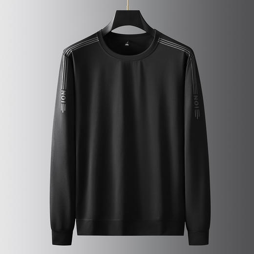 【新款DPF】大依优型大码长袖卫衣圆领套头加肥加大宽松休闲上衣男士打底 商品图4