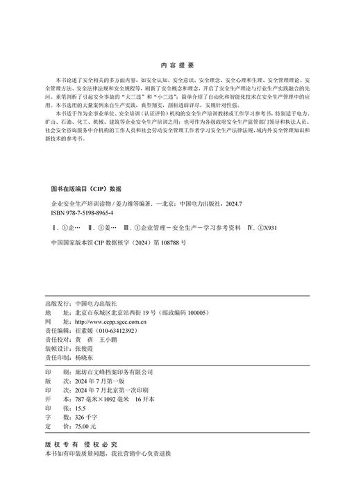 企业安全生产培训读物 商品图2