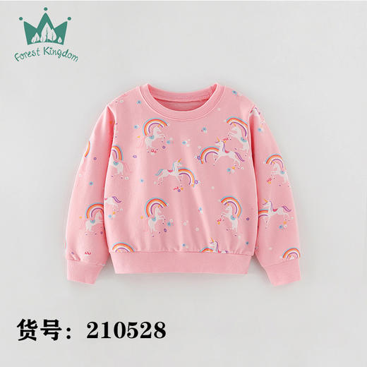 【秋装卫衣，时尚百搭，让宝宝时尚又可爱】女童卫衣秋款 秋装长袖小孩 中小童女宝宝上衣外穿 儿童童装-QQ 商品图14