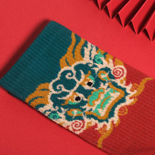 故宫博物院 龙腾福禄袜子 商品图2