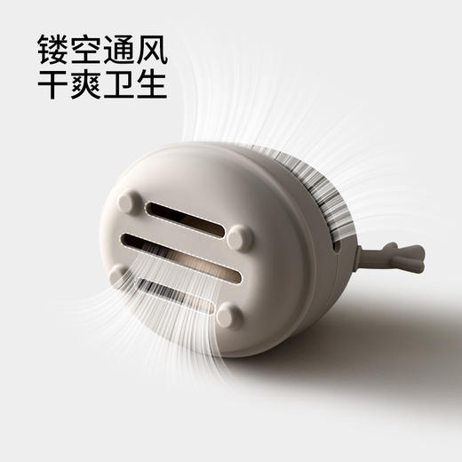 FaSoLa美妆蛋收纳盒硅胶旅行便携海绵蛋托架透气防尘彩妆蛋收纳筒 商品图4