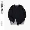 PINLI品立秋季新款撞色假两件长袖T恤潮牌拼接休闲男体恤上衣B243111004 商品缩略图4