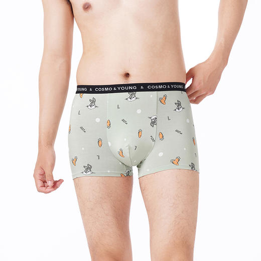 都市丽人都市锋尚内裤潮流时尚平角裤50S人棉男士内裤FKTCD9 商品图1