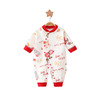 【喜庆国风宝宝连体衣】婴儿四季款纯棉无骨和尚服秋装打底婴儿爬爬服 商品缩略图4
