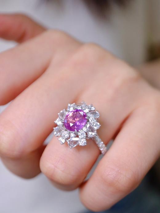 2.01ct 蓝宝石戒指 商品图4
