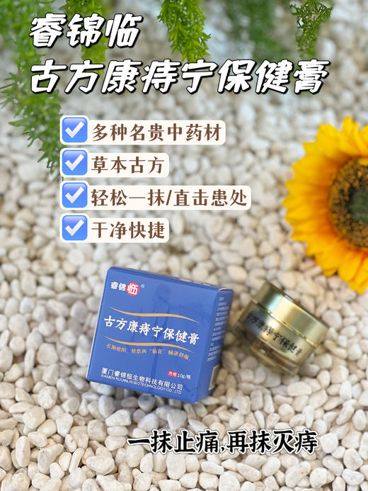 睿锦临-古方康痔宁保健膏  10g/瓶 10.21 商品图0