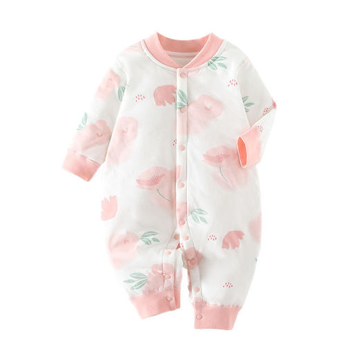 【婴儿40g纯棉连体衣】a类春秋打底和尚服新生儿衣服宝宝哈衣爬爬服 商品图4