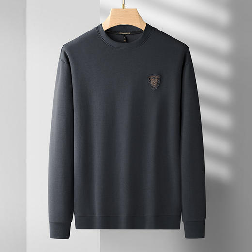 【新款DDS】大依优型大码重工卫衣长袖休闲加肥加大男士胖子大码内搭上衣打底显瘦 商品图4