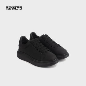 和诚行 2024秋冬新款时尚厚底增高休闲鞋女小白鞋舒适板鞋0551174